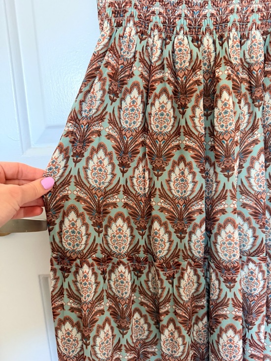 Hill House The Ribbon Ellie Nap Dress in Sage Pinecone